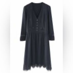 NWT Wrap London Sophie Dress in Ink, size 6.